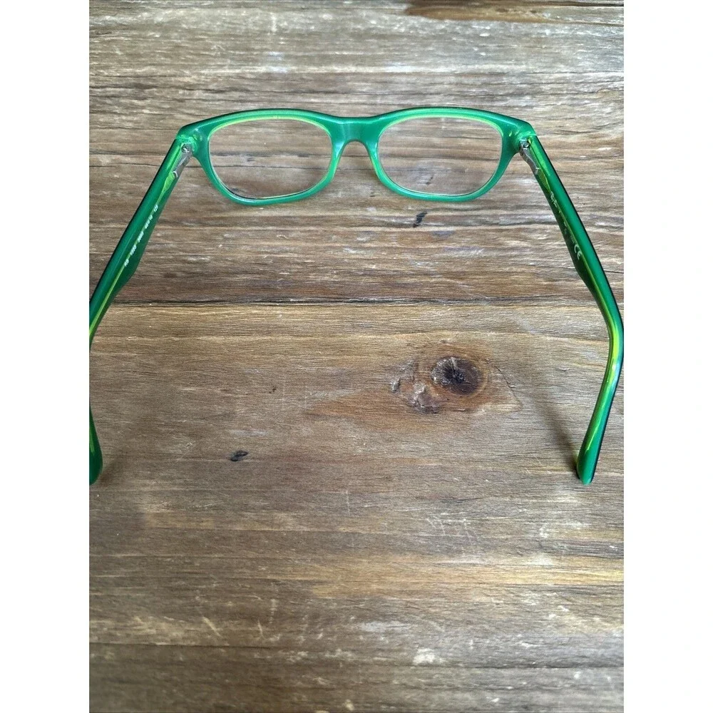 Ray-Ban Youth Eyeglasses, Black/Green RB1555 3665 46[]16 125 FRAME Retro Mod 70s